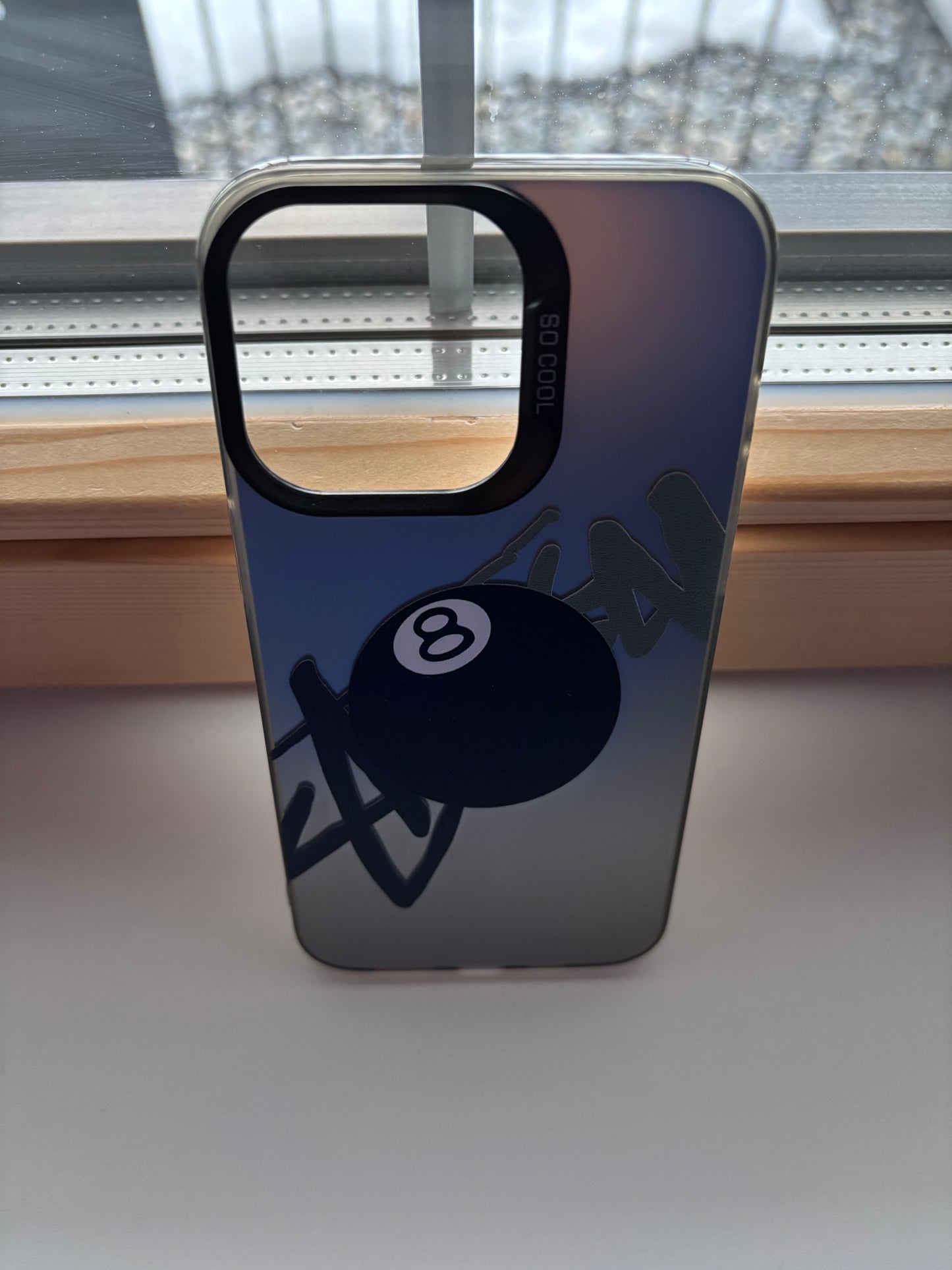 Stussy 8 Ball phone case(black)