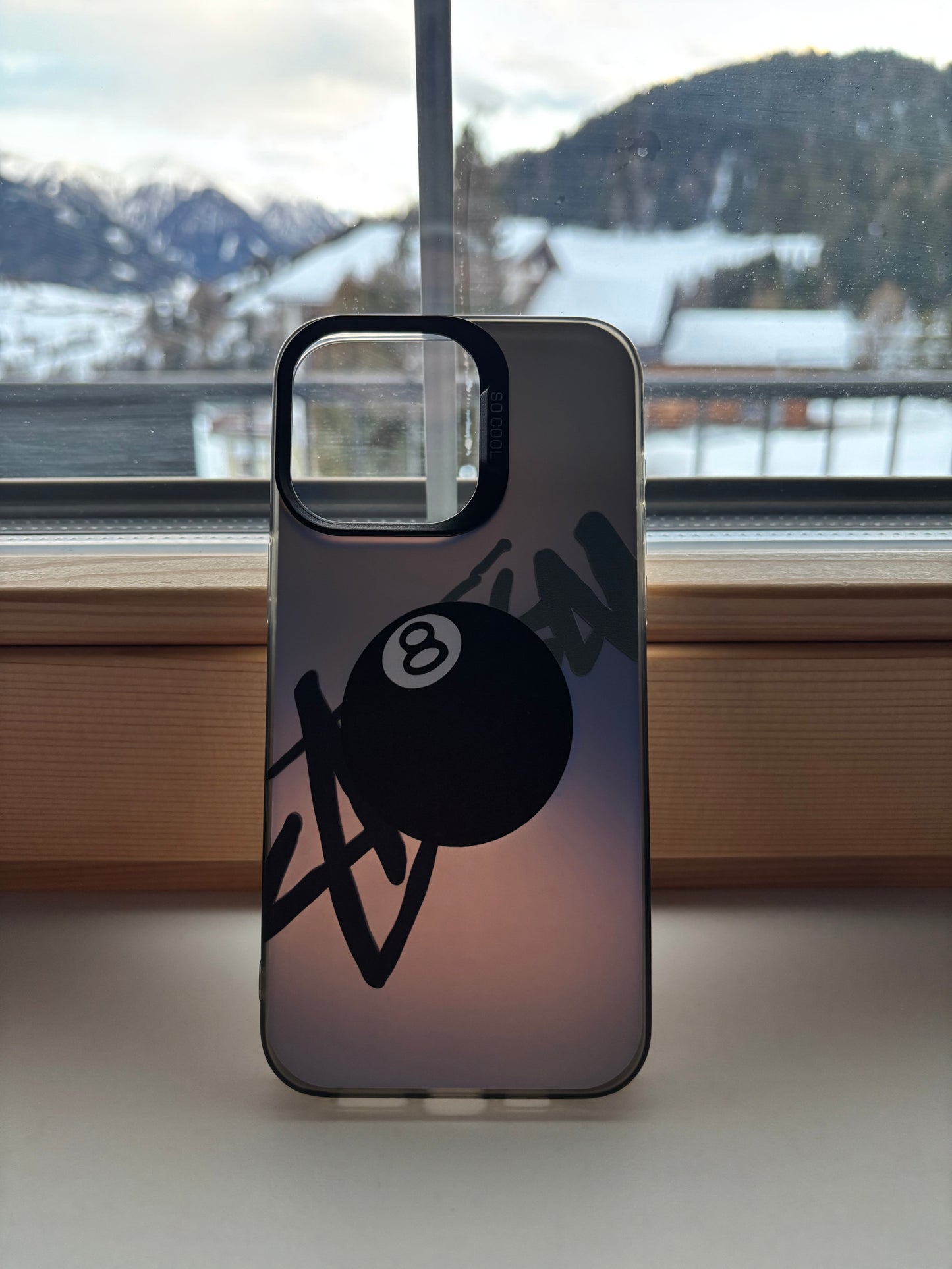 Stussy 8 Ball phone case(black)